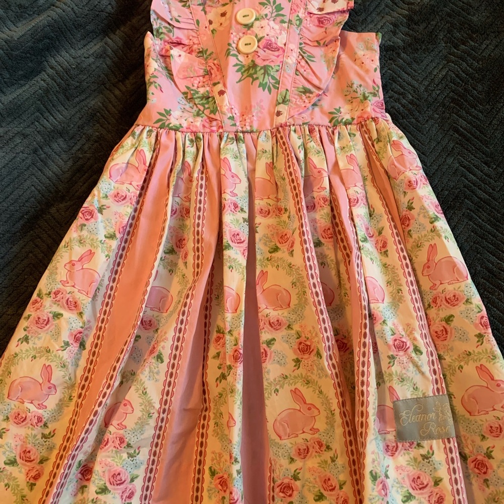 Eleanor Rose Garden Bunnies Dress - Picture 8 of 15